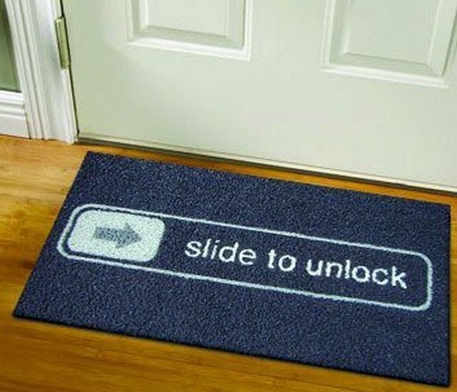 Коврик "Slide to unlock"