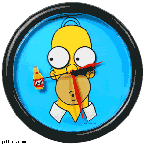 Часы с Гомером
