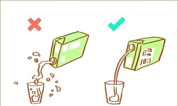 Как правильно наливать молоко
