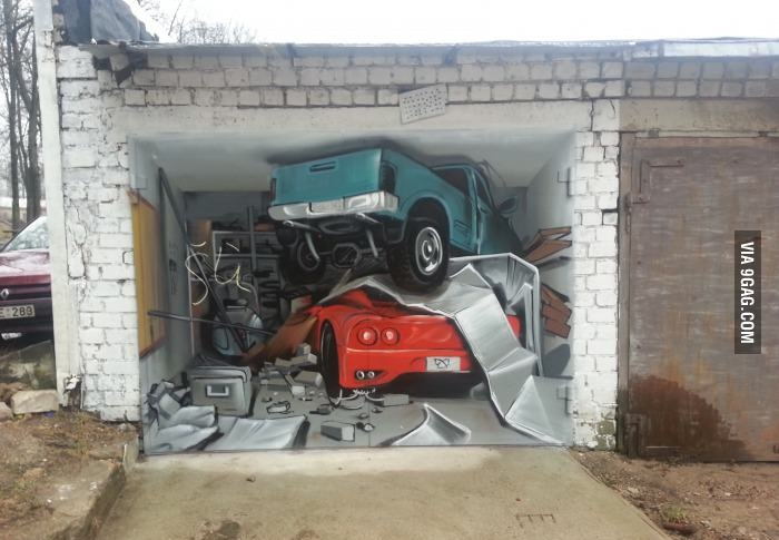 Как покрасить гараж